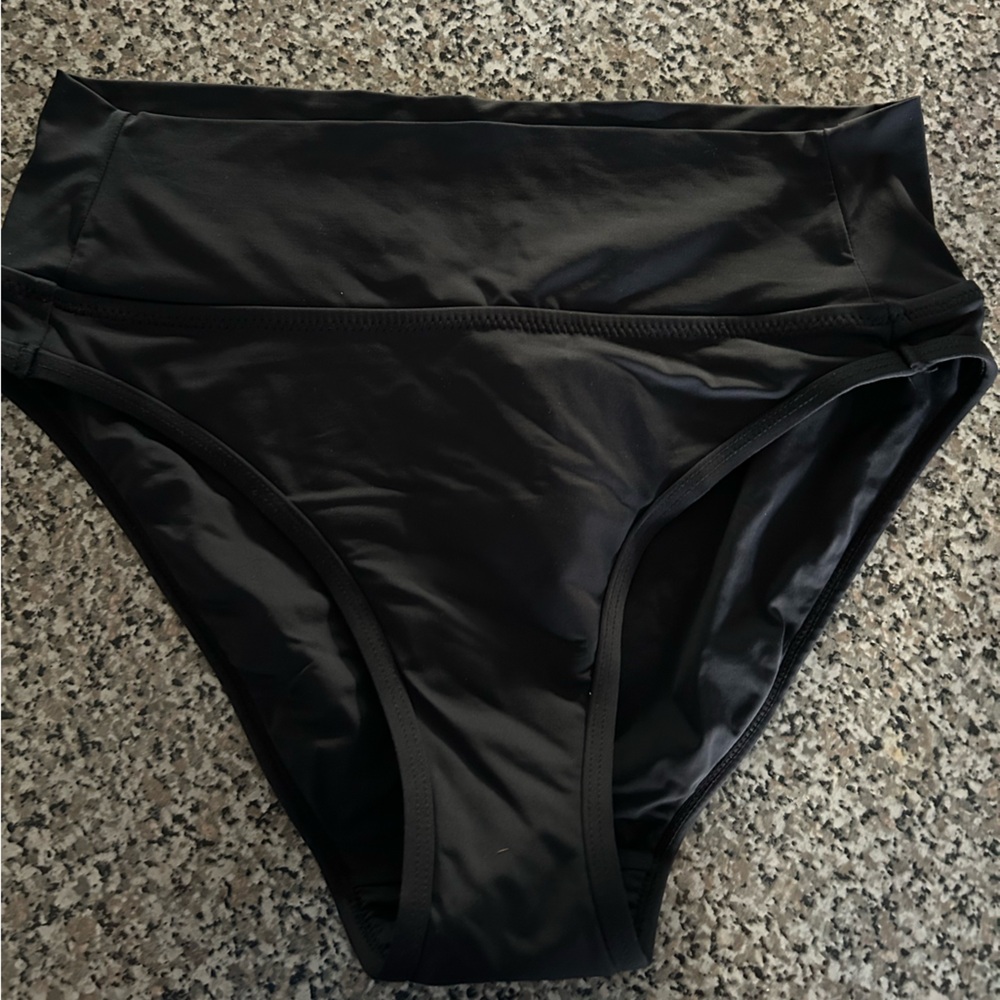 Women's Black High-Waisted Briefs